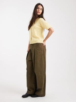 Threadbare short sleeve crew neck cardigan