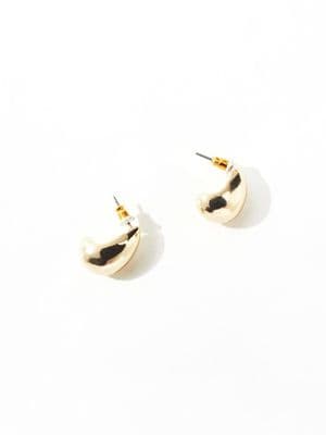 Reclaimed Vintage teardrop chubby hoops