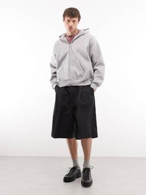 Weekday oversized zip up hoodie