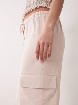 Miss Selfridge tailored fluid cargo pants