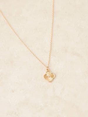 DesignB London clover pendant necklace