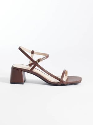 Glamorous low block heeled sandals