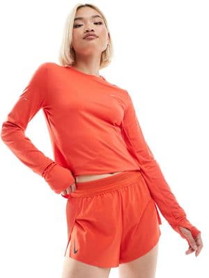 Nike Running AeroSwift 3 inch pleated shorts