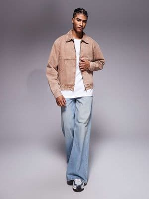 Faded Store washed denim jacket