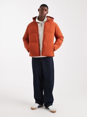 Jack & Jones hooded puffer jacket