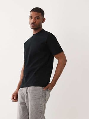 ONLY & SONS relaxed fit waffle knit t-shirt