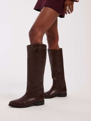Bronx fe-lise buckle detail riding boot