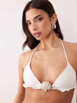 South Beach triangle bikini top