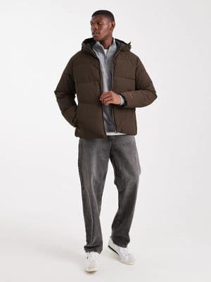 Jack & Jones hooded puffer jacket
