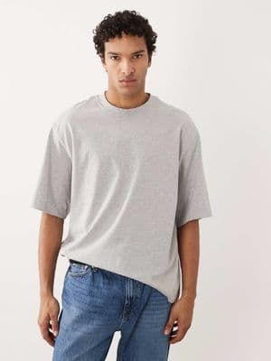Selected heavyweight 220gsm oversized T-shirt