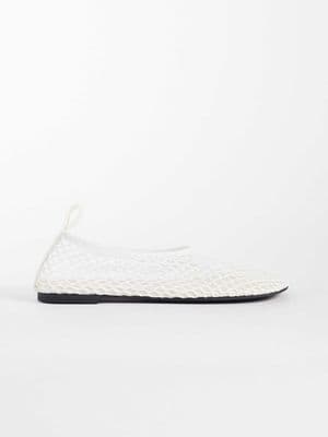 ARKET mesh square toe ballerina flats