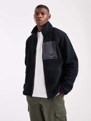 JJ Rebel zip fleece jacket