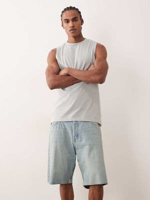 Jack & Jones Alex baggy denim shorts