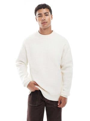 Jack & Jones oversize thick rib knit sweater