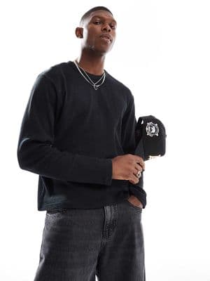 Cotton On long sleeve waffle T-shirt