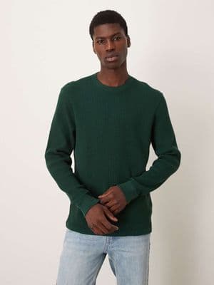 Abercrombie & Fitch long sleeve waffle top
