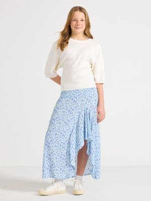 Skirt with flounce