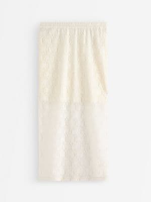 Skirt in lace Off White 1