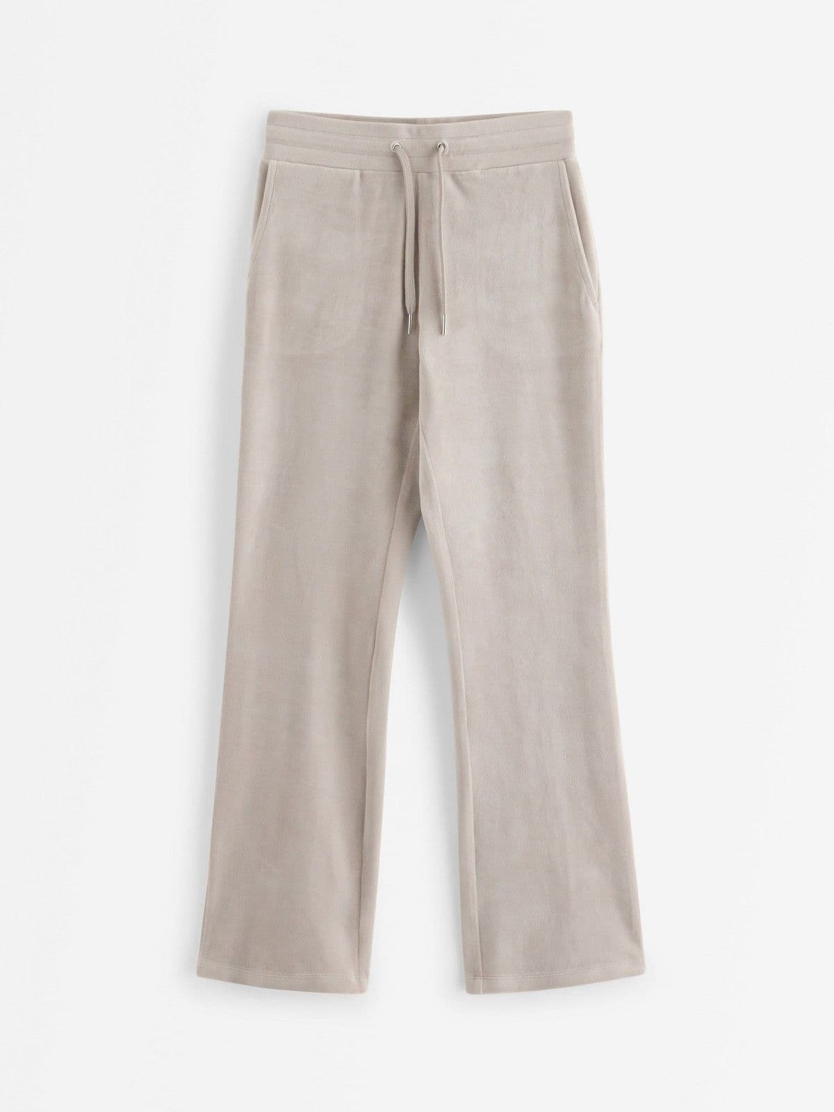 Velour trousers Light Grey 1