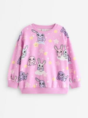 Sweatshirt with brushed inside