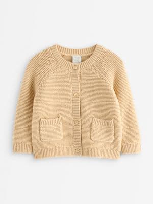 Cardigan Light Dusty Yellow 1