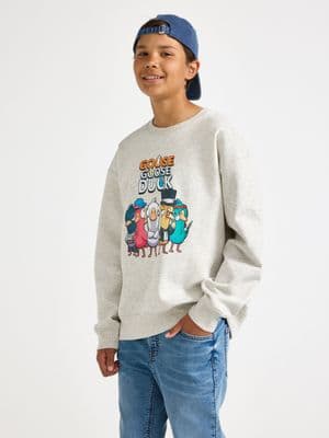 Goose goose duck sweatshirt Light Beige Melange 2