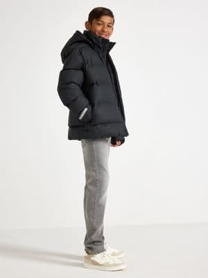 Water repellent padded jacket Black 2