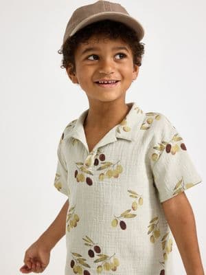 Short-sleeved shirt Light Dusty Green 2