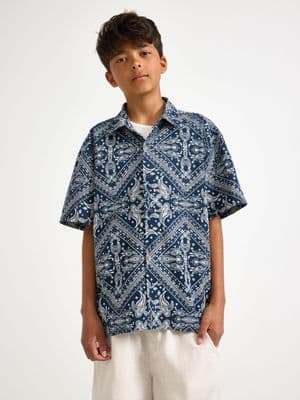 Short-sleeved shirt Dark Blue 2