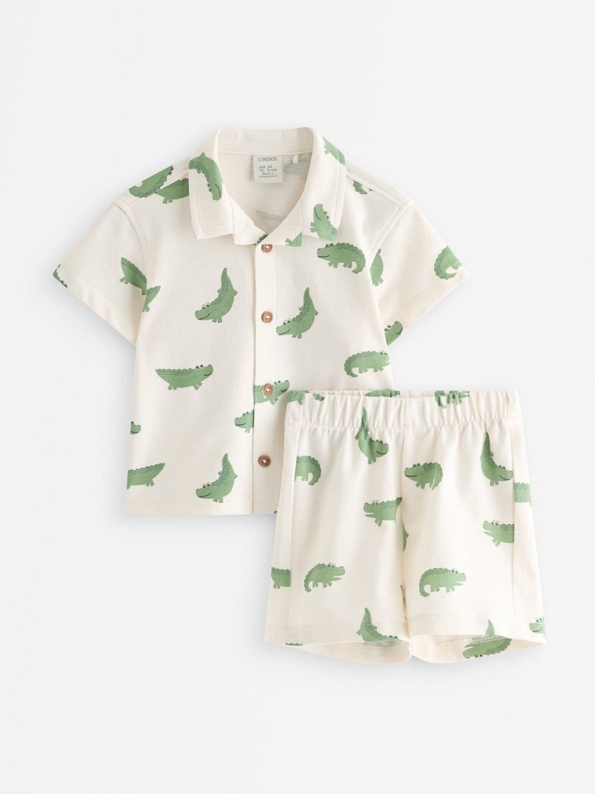 Set with shirt and shorts White 1