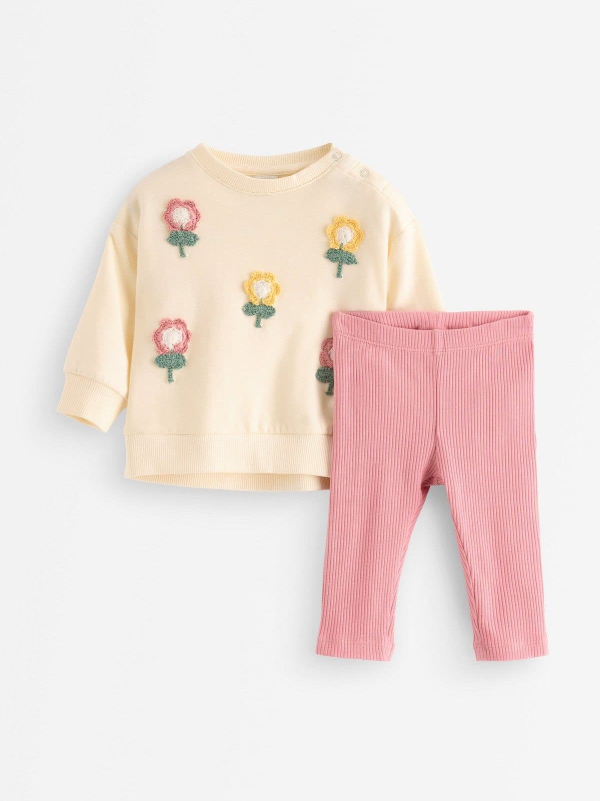 Set - sweatshirt and leggings White 1