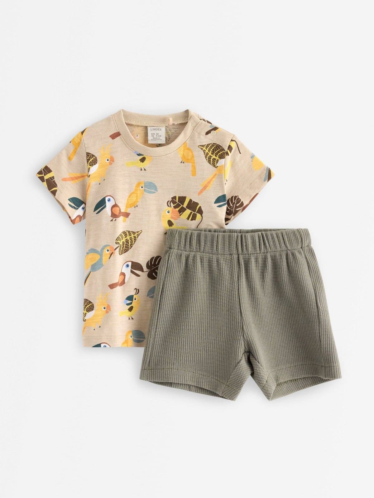 Set - top and shorts Light Beige 1
