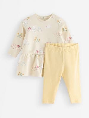 Set - tunic and leggings Light Beige 1