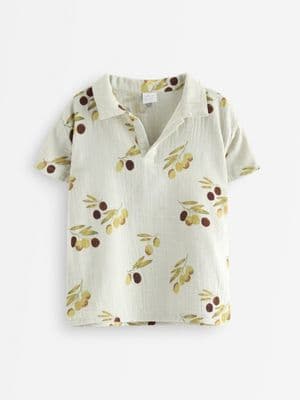 Short-sleeved shirt Light Dusty Green 1
