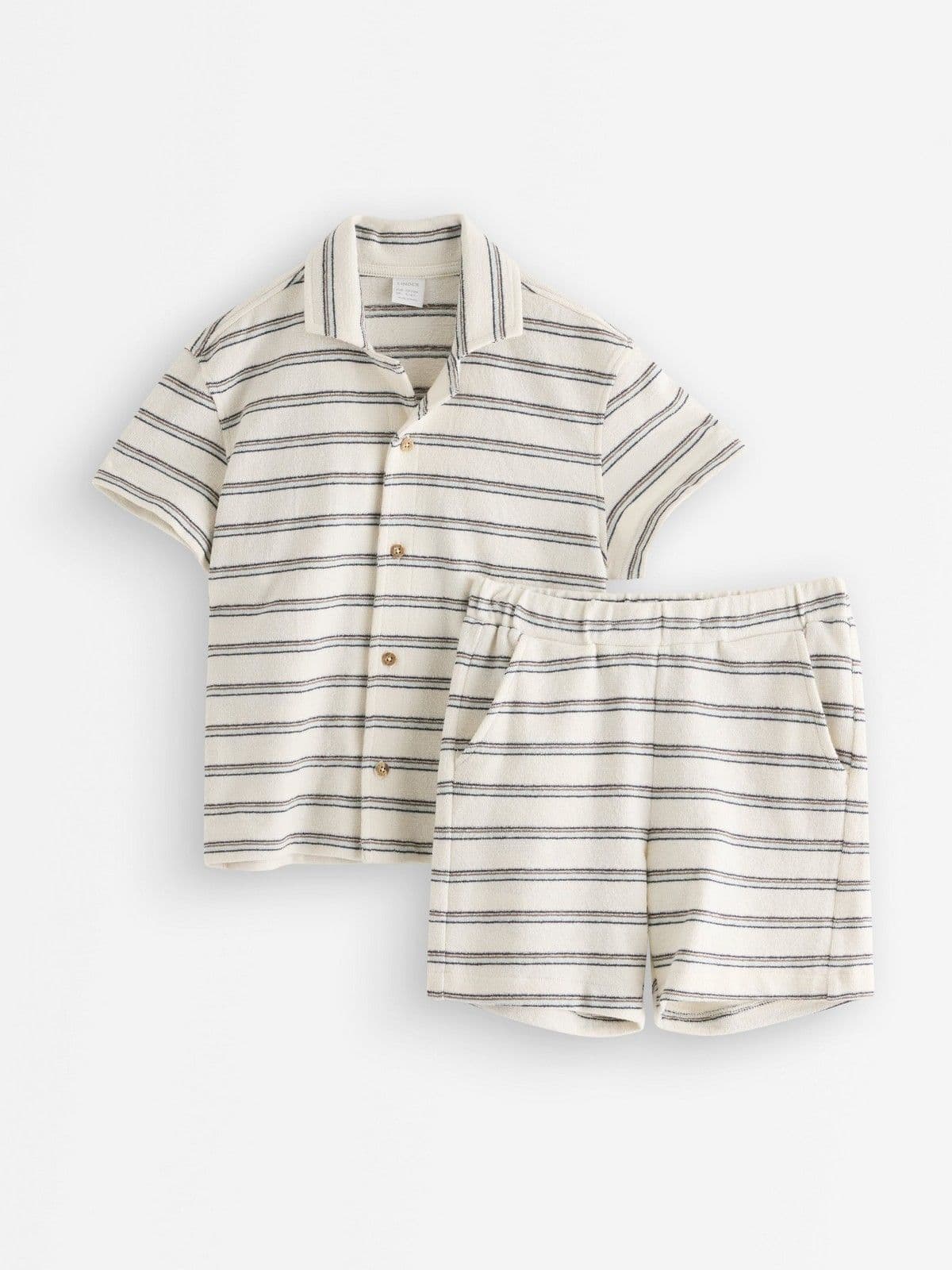 Set - shirt and shorts Light Beige 1