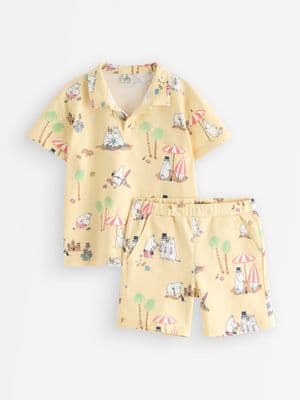 Set - top and sweat shorts