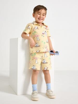 Set - top and sweat shorts