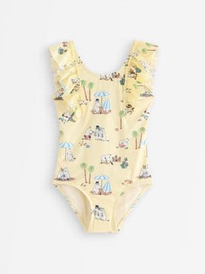 Moomin swimsuit with flounce