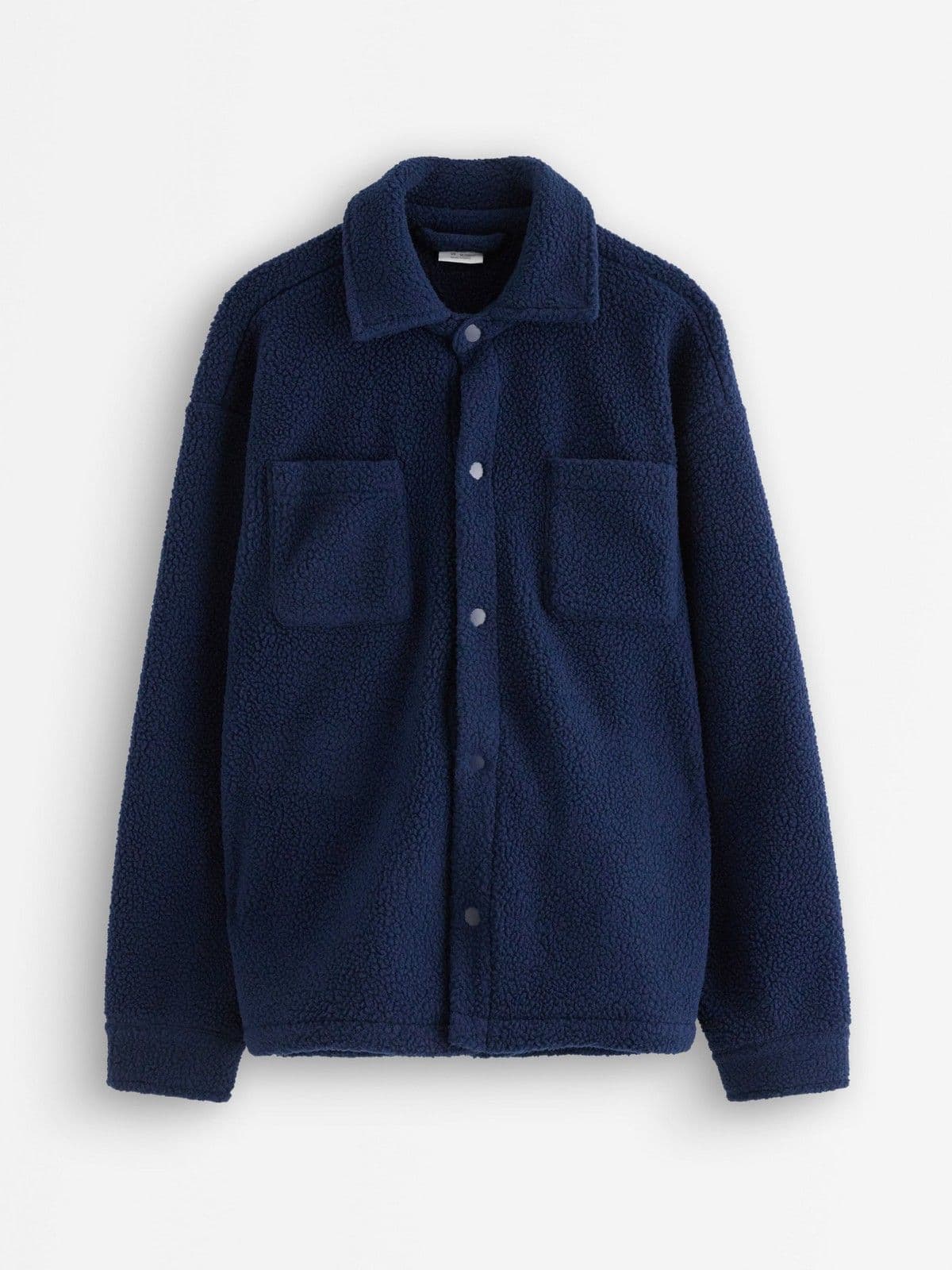 Jacket in pile Dark Blue 1