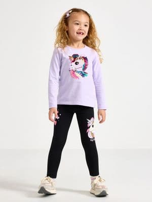 Leggings with brushed inside