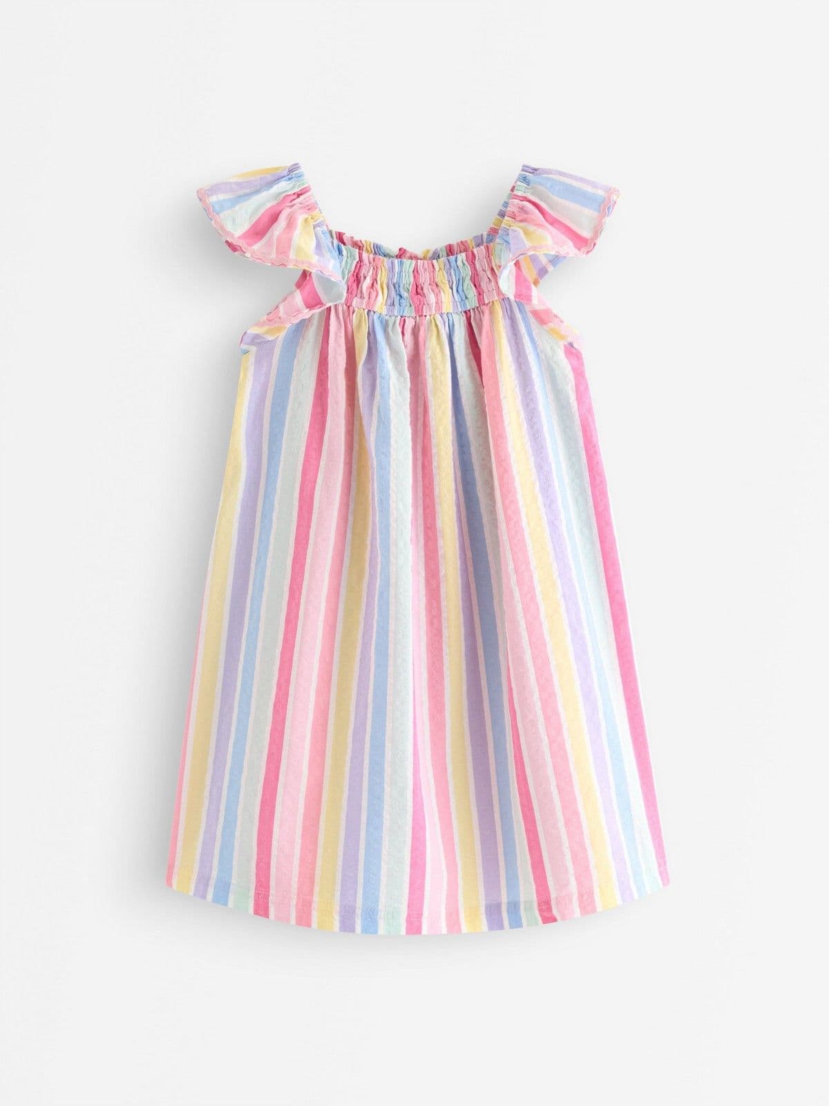 Dress in seersucker Light Pink 1