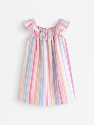 Dress in seersucker