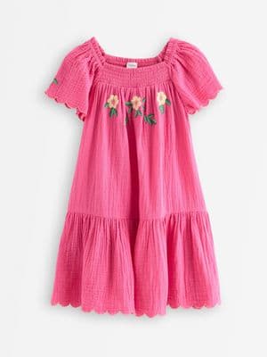 Dress in cotton gauze