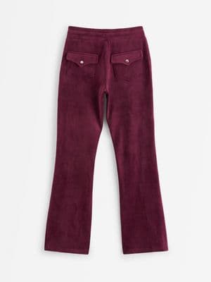 Velour trousers