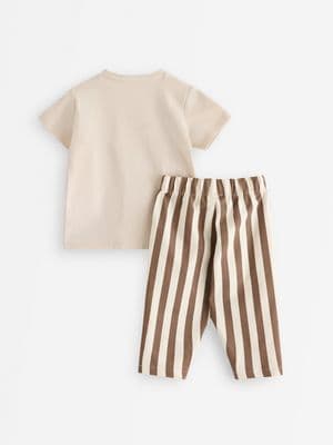 Set with top and leggings Light Beige replacement 2
