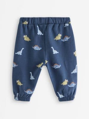 Joggers with dinosaurs