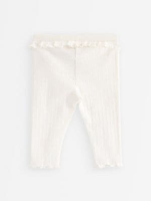 Leggings with frill