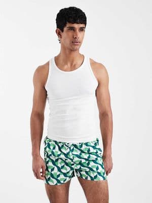 Aray geo print swim shorts