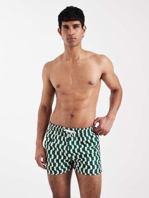 Aray geo print swim shorts