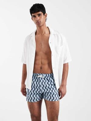 Aray geo print swim shorts
